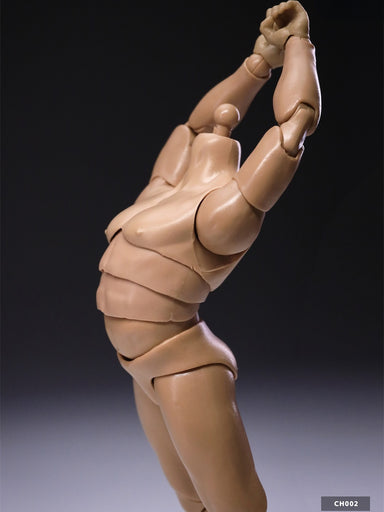 In-stock 1/12 CH002 Male Body with extra waist articulation