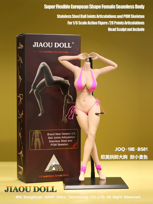 JIAOU DOLL 1/6 Scale European Shape New Seamless Female Body Action Figure (10E Series)