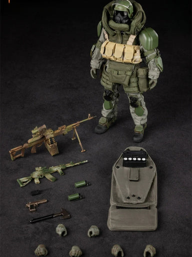 In-stock 1/12 Hasuki SA02 Black Ops NO.2 Fortress Colossus Action Figure