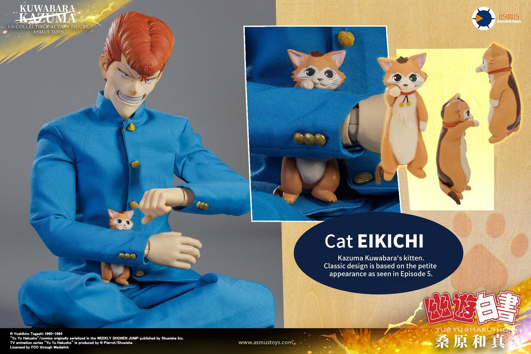 In-stock 1/6 ASMUS TOYS YUYU004A Yu Yu Hakusho Kazuma Kuwabara Figure
