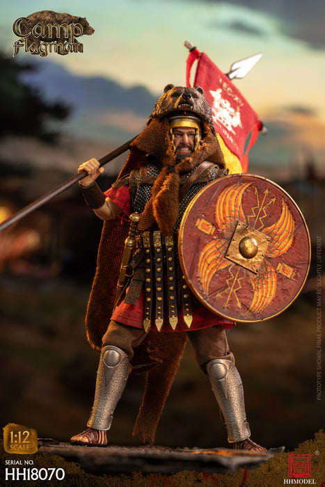 In-stock 1/12 HHMODEL Imperial Legion - Rome Camp flagman HH18070 / HH18071