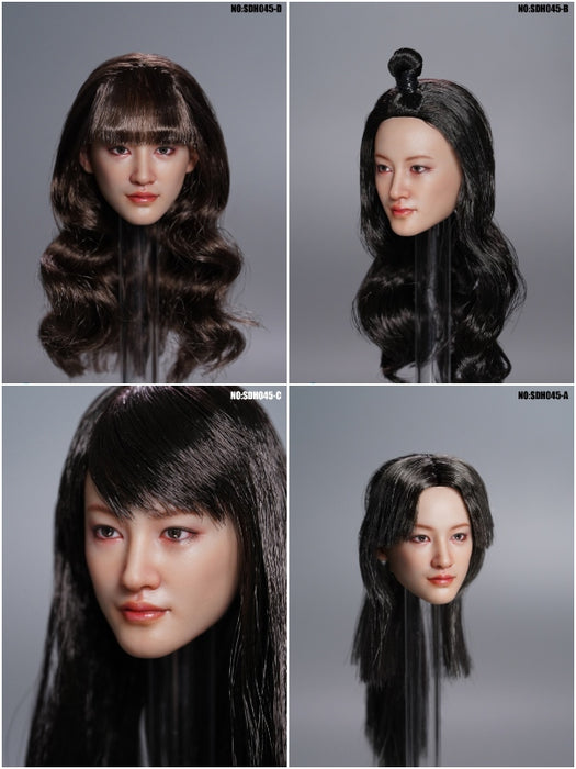 Pre-order 1/6 SUPER DUCK Asian Female Head Sculpt H#pale