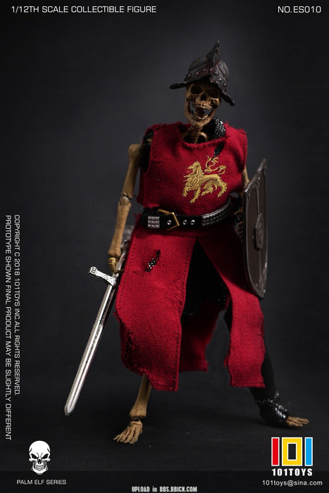 In-stock 1/12 101TOYS PALM ELF SERIES- Skeleton Medieval Knight ES010~ES012