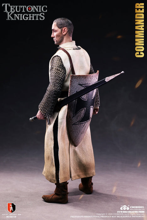 In-stock 1/6 COOMODEL Teutonic Knights SE135 SE136 (WHITE BRONZE VER)