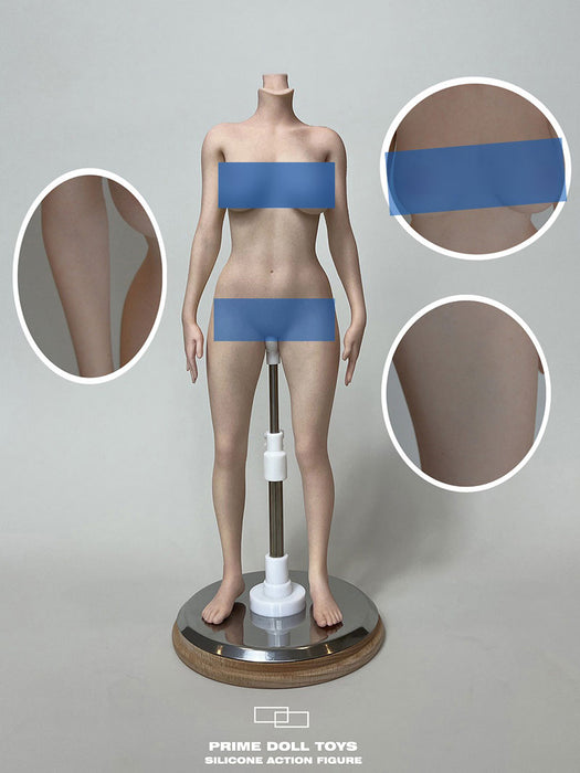 Pre-order 1/6 PDTOYS S1 Seamless Platinum Silicone Female Body  (2 Version)