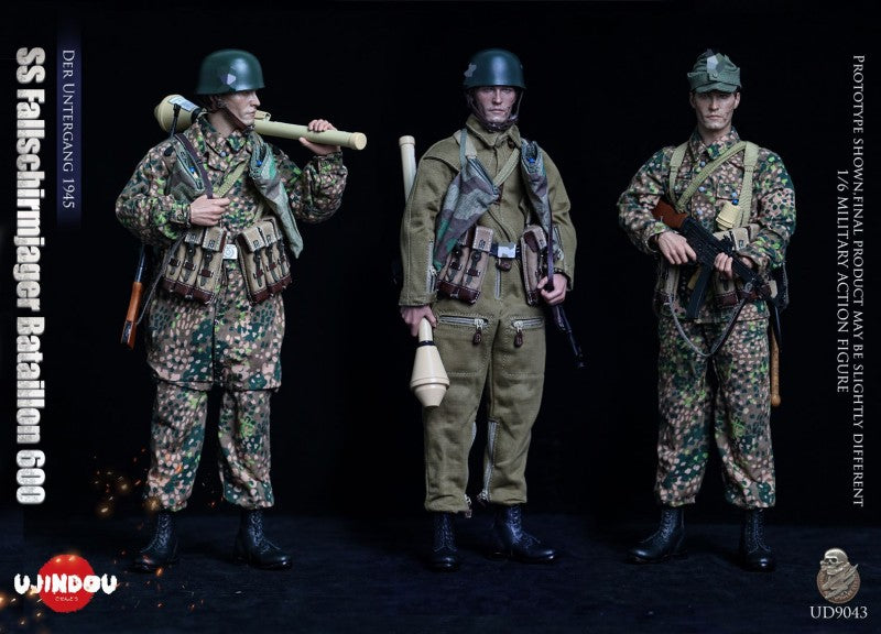 In-stock 1/6 UJINDOU UD9043 SS Fallschirmjager Bataillon 600