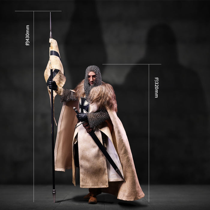 In-stock 1/6 COOMODEL Teutonic Knights SE135 SE136 (WHITE BRONZE VER)