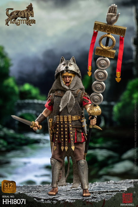 In-stock 1/12 HHMODEL Imperial Legion - Rome Camp flagman HH18070 / HH18071