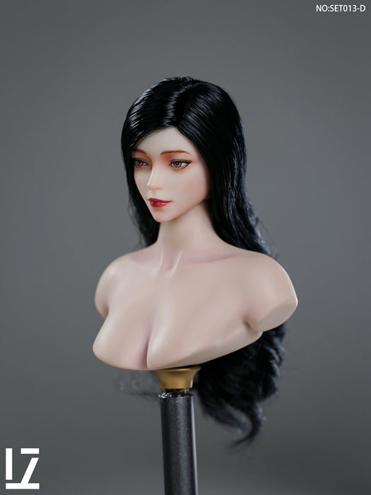 In-stock 1/6 LZTOYS SET013 Fei'er Female head sculpt H#pale