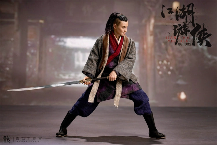 In-stock 1/6 QINGGE STUDIO QG-002 Wandering Swordsman Action Figure