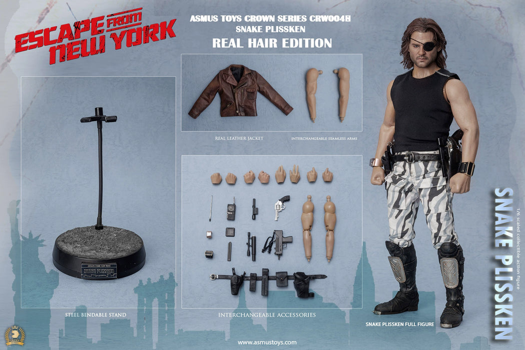 In-stock 1/6 ASMUS TOYS SNAKE PLISSKEN CRW004 Action Figure