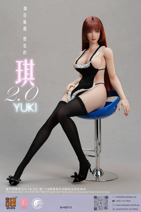 Pre-order 1/6 i8TOYS H007A Yuki 2.0 Female Head Sculpt W/ Adjustable Eyes