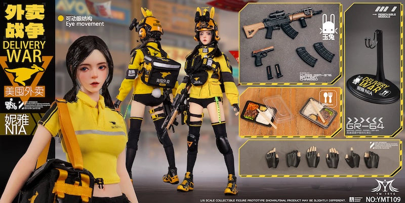 Pre-order 1/6 YMTOYS YMT109 Takeout Delivery Girl Nia Action Figure