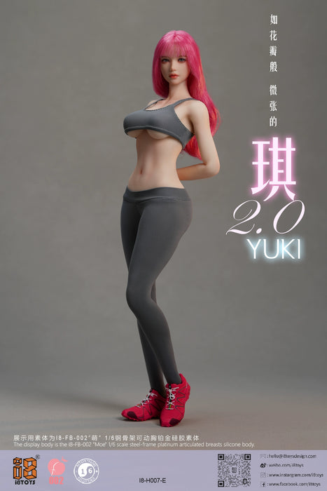 Pre-order 1/6 i8TOYS H007A Yuki 2.0 Female Head Sculpt W/ Adjustable Eyes