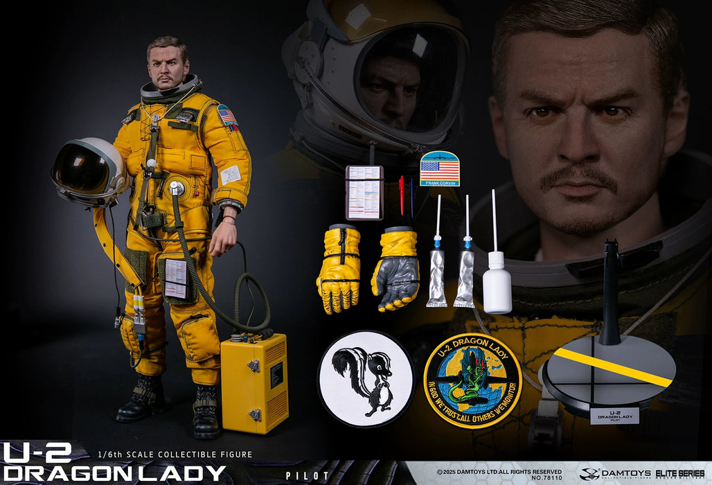 Pre-order 1/6 DAMTOYS No. 78110 U-2 DRAGON LADY PILOT Action Figure