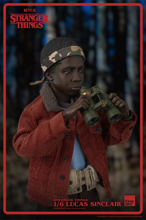 In-stock 1/6 ThreeZero 3Z0318 Stranger Things Lucas Sinclair Action Figure