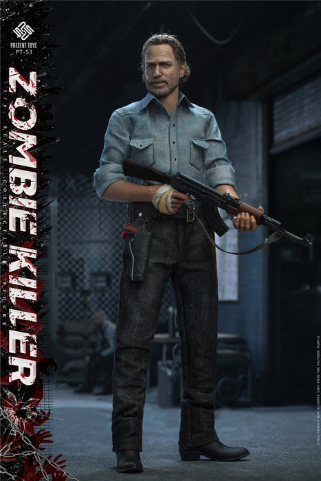 In-stock 1/6 Present Toys SP53 Zombie Killer Action Figure