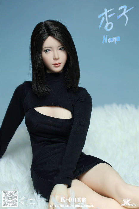 Pre-order 1/6 JKTOYS K-008 Hana Female Head Sculpt