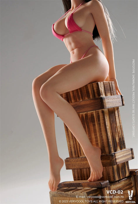 In-stock 1/6 Verycool VCD02 Seamless Female Body Mid Bust (Undetachable Feet)