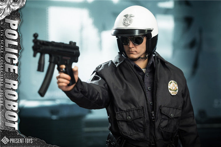 In-stock 1/6 Present Toys SP62 Police Robot Action Figure