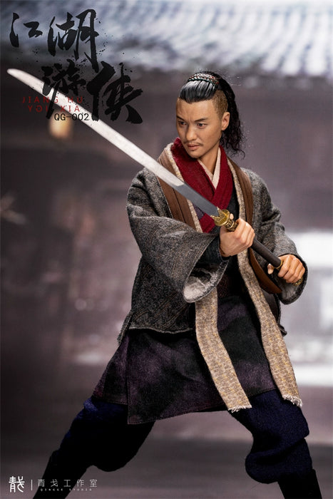 In-stock 1/6 QINGGE STUDIO QG-002 Wandering Swordsman Action Figure