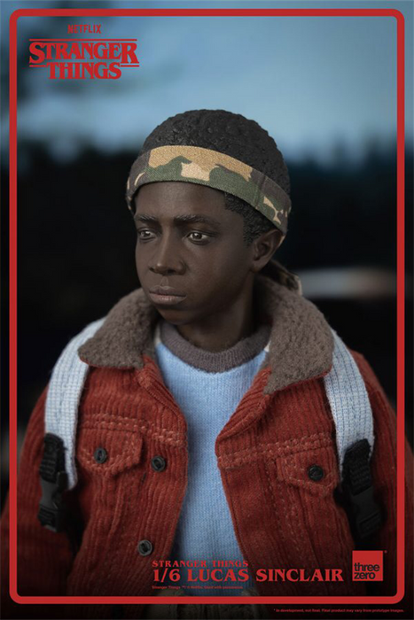 In-stock 1/6 ThreeZero 3Z0318 Stranger Things Lucas Sinclair Action Figure