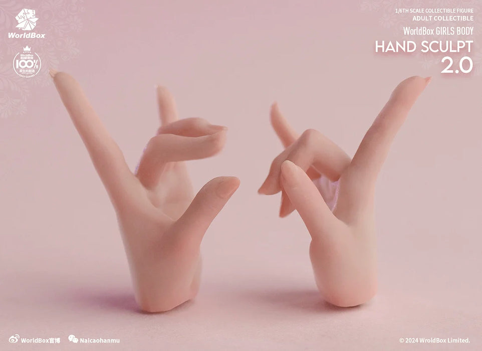 In-stock 1/6 Worldbox AT209 Hand Sculpt Set