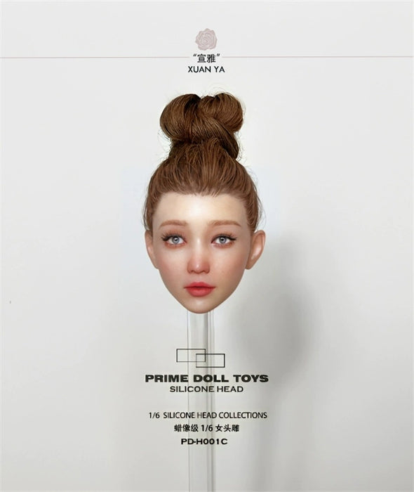 Pre-order 1/6 PDTOYS PD-H001 "Xuan Ya" Wax head sculpt platinum silicon