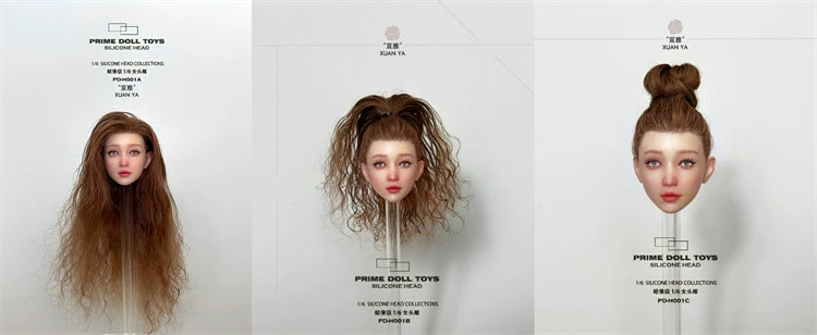 Pre-order 1/6 PDTOYS PD-H001 "Xuan Ya" Wax head sculpt platinum silicon