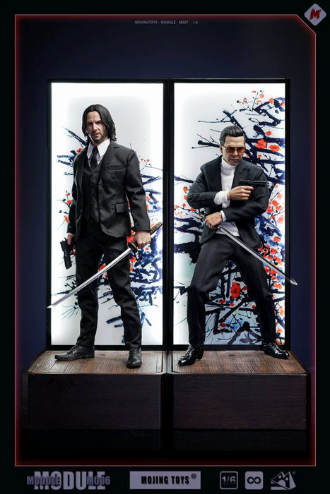 In-stock 1/6 mOjingToys M006 Japanese Style Screen Platform Diorama