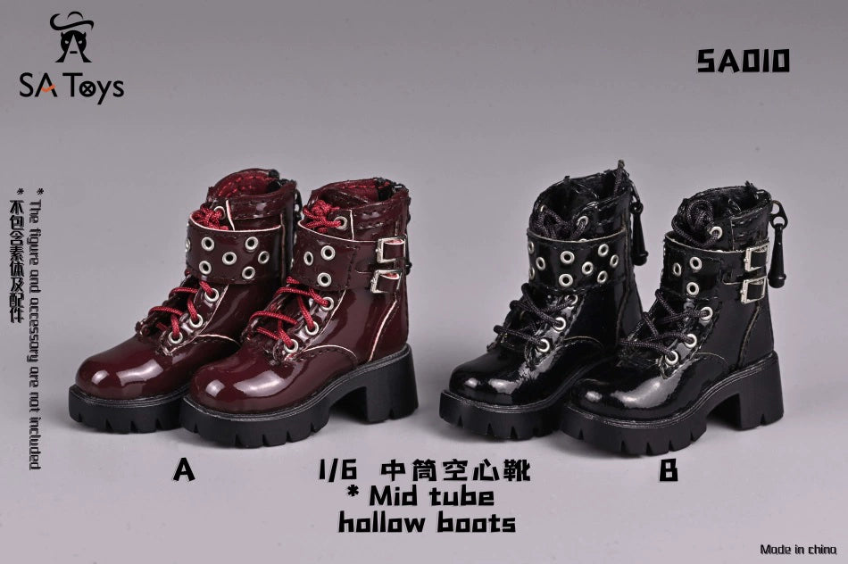 In-stock 1/6 SA TOYS SA010 Mid tube hollow boots