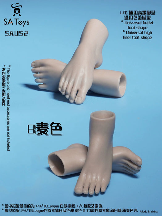 In-stock 1/6 SA TOYS SA052 Universal high heel foot shape