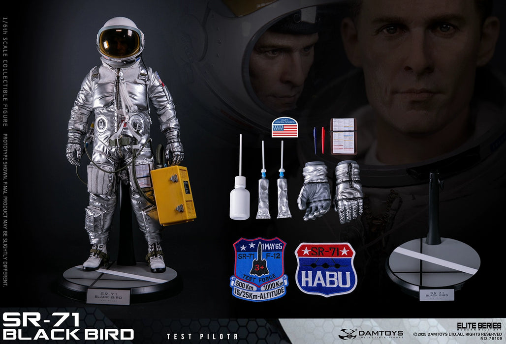 Pre-order 1/6 DAMTOYS No. 78109 SR-71 BLACK BIRD TEST PILOT Action Figure