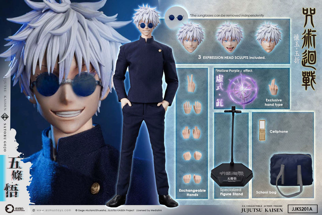 Pre-order 1/6 ASMUS TOYS JJKS201A SATORU GOJO (season 2)
