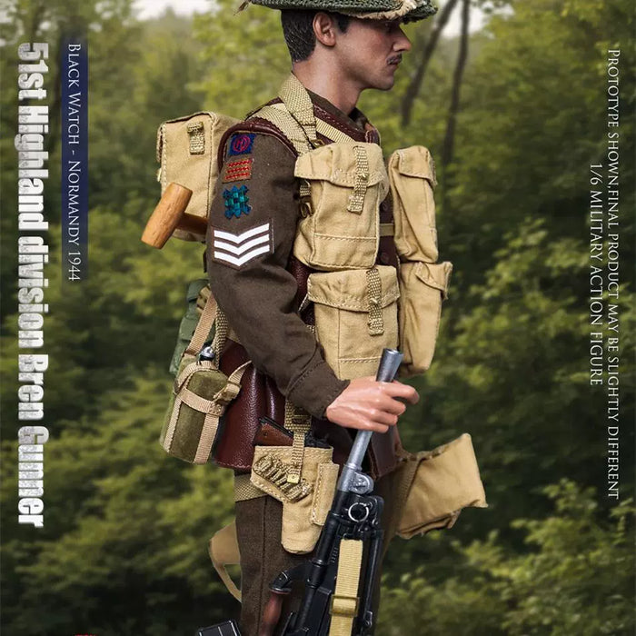 In-stock 1/6 Ujindou UD9042 51St Highland Division Bren Gunner
