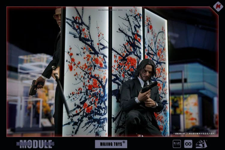 In-stock 1/6 mOjingToys M006 Japanese Style Screen Platform Diorama