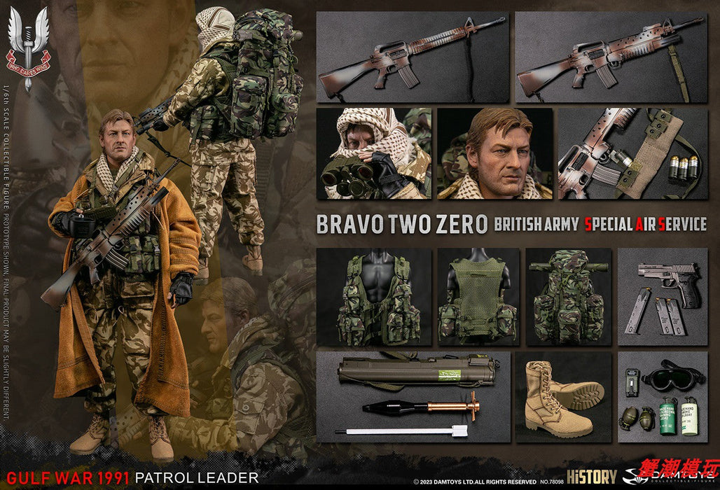 In-stock 1/6 DAMTOYS 78098 Bravo Two Zero British SAS Patrol leader