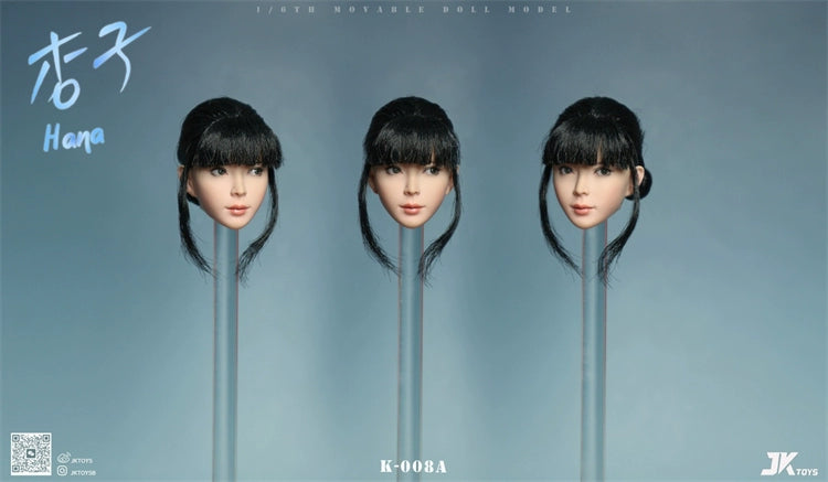 Pre-order 1/6 JKTOYS K-008 Hana Female Head Sculpt
