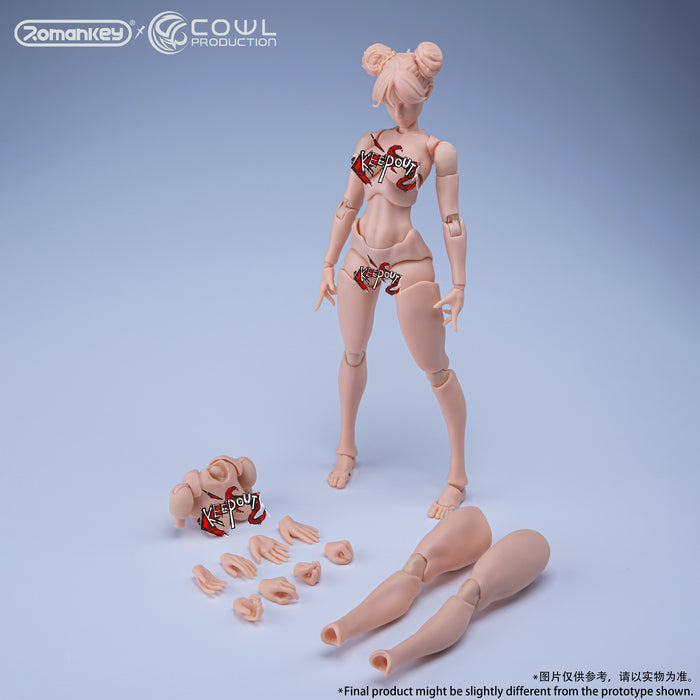Pre-order 1/12 Romankey X COWL Female body