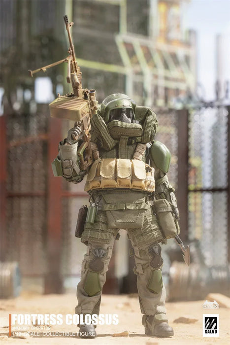 In-stock 1/12 Hasuki SA02 Black Ops NO.2 Fortress Colossus Action Figure
