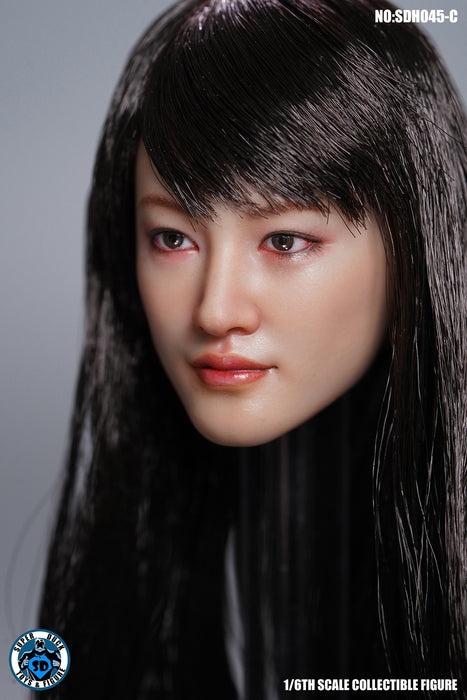Pre-order 1/6 SUPER DUCK Asian Female Head Sculpt H#pale