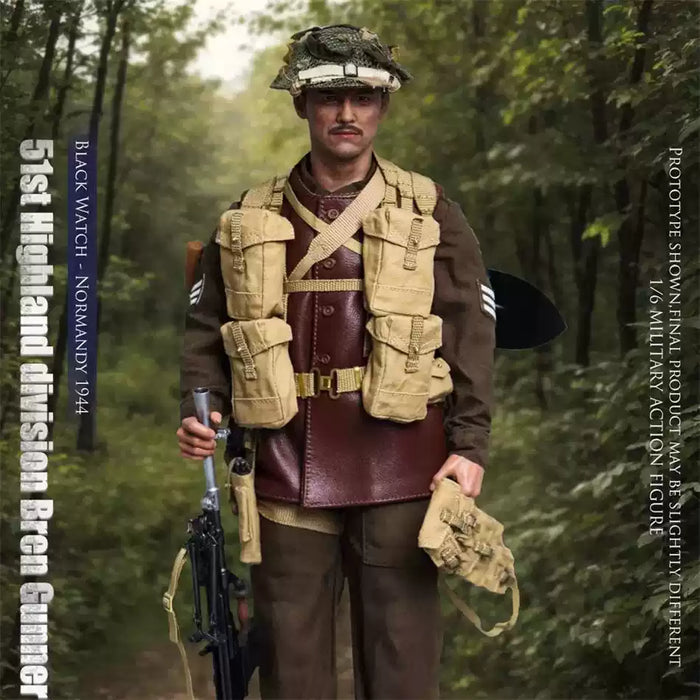 In-stock 1/6 Ujindou UD9042 51St Highland Division Bren Gunner