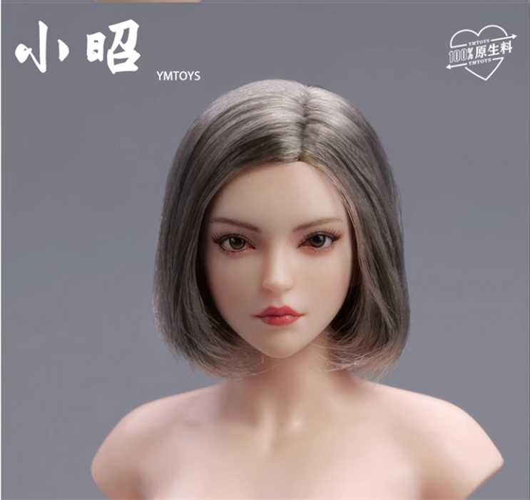 In-stock 1/6 YMTOYS YMT106 Xiao Zhao Female Head Sculpt H#pale