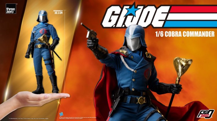 Pre-order 1/6 ThreeZero 3Z0315 G.I. Joe Cobra Commander Action Figure
