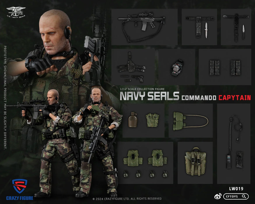 Pre-order 1/12 CFTOYS LW019 SEAL Special Assault Team-Captain