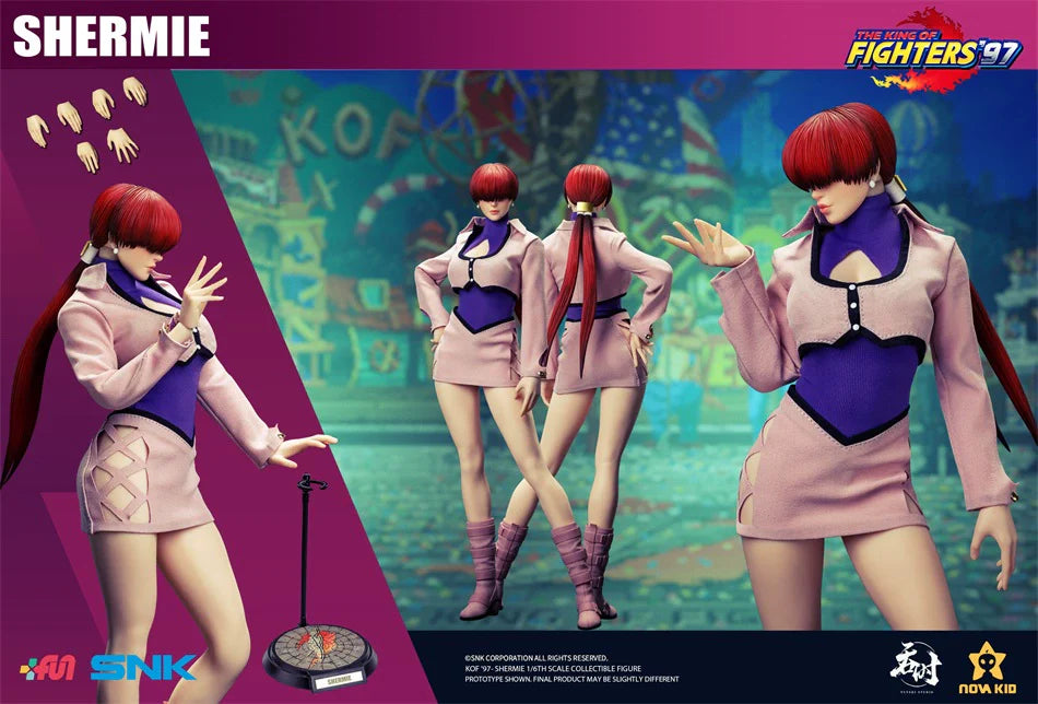 In-stock 1/6 TUNSHI Studio TS-XZZ-007 KOF97' SHERMIE Action Figure