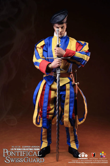 In-stock1/6 Coomodel Pontifical Swiss Guard Exclusive Cupronickel SE128/SE129