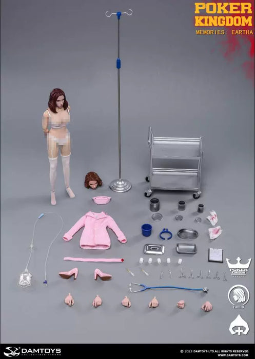 Pre-order 1/6 DAMTOYS Poker Kingdom memories Eartha GK004MX A/B Action Figure
