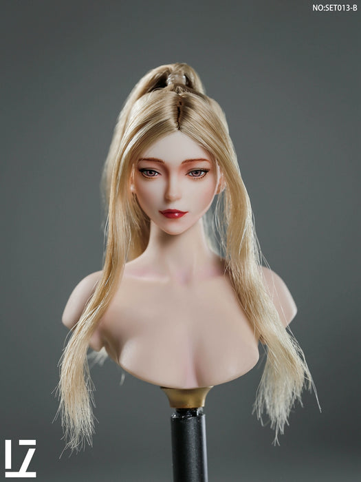 In-stock 1/6 LZTOYS SET013 Fei'er Female head sculpt H#pale