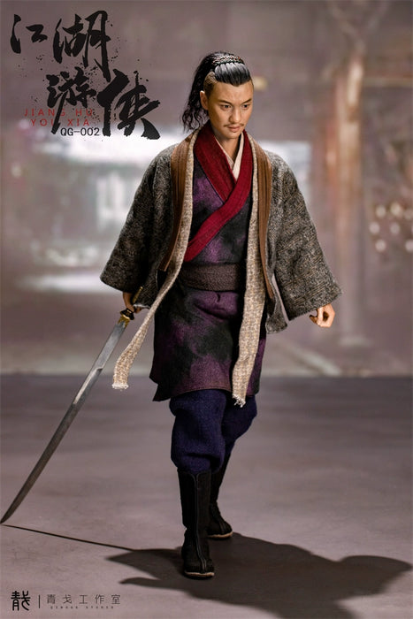 In-stock 1/6 QINGGE STUDIO QG-002 Wandering Swordsman Action Figure